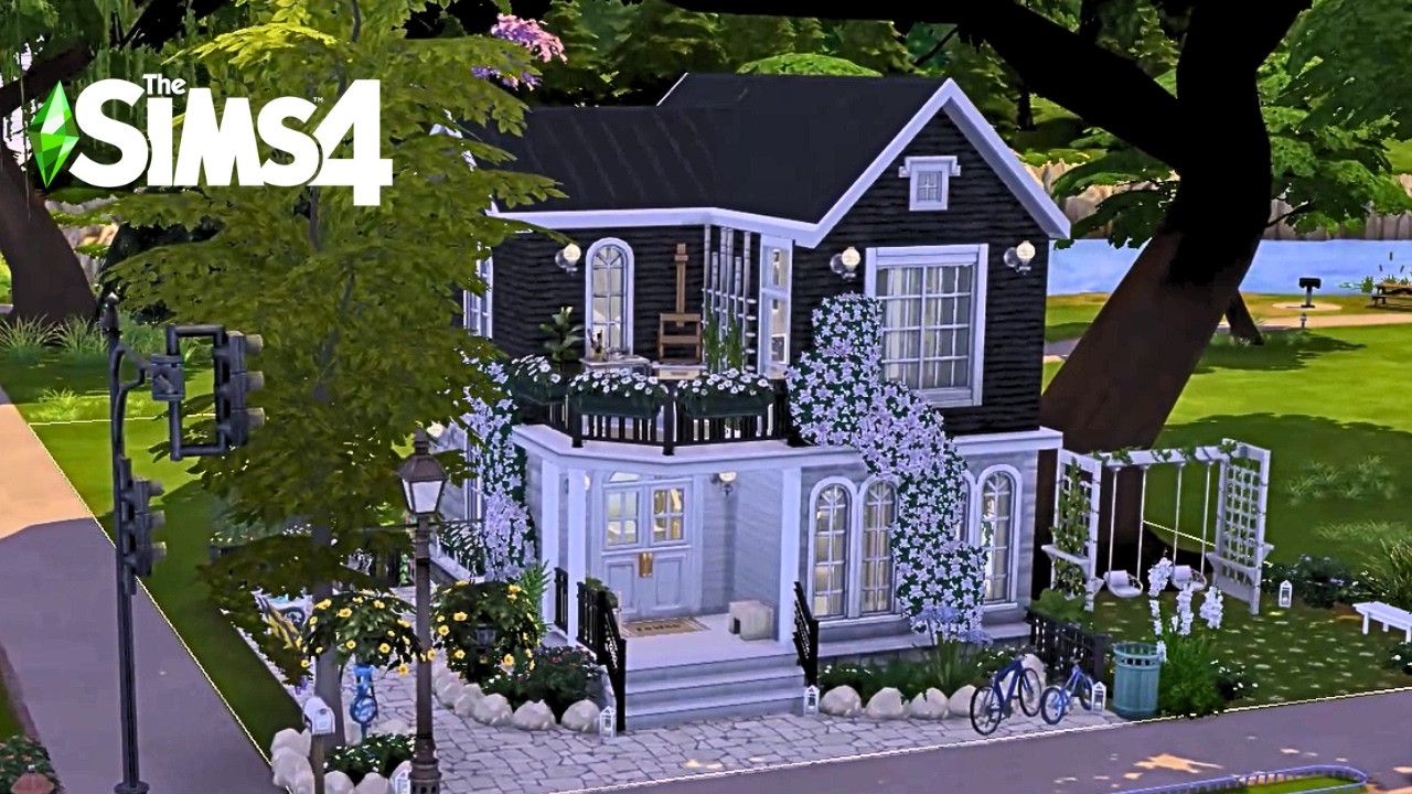 Sims 4 Stop motion | Building a charming and cozy house