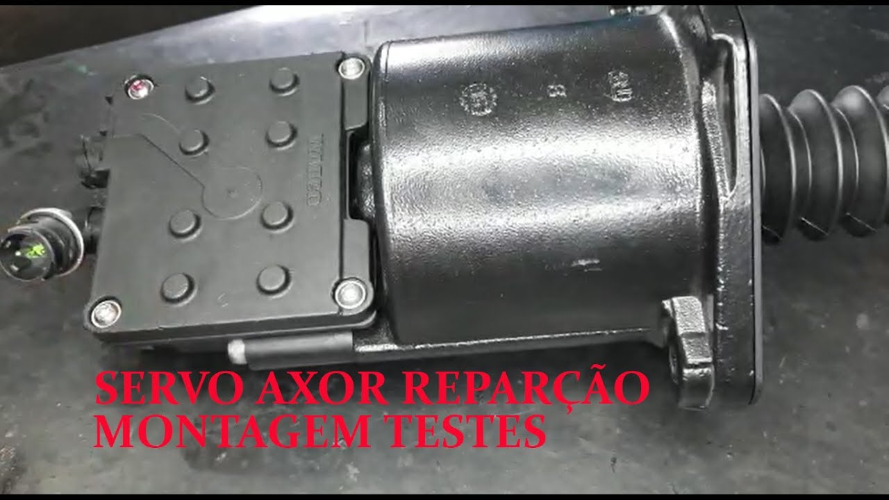 Como identificar falhas montar e testar servo de embreagem eletrônico do Axor e Actros