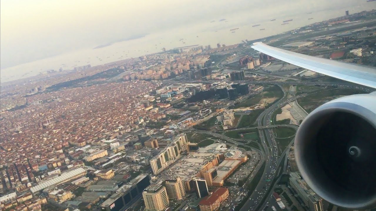 Turkish B777-300ER Startup and Takeoff - Pure GE90 Power & Sound