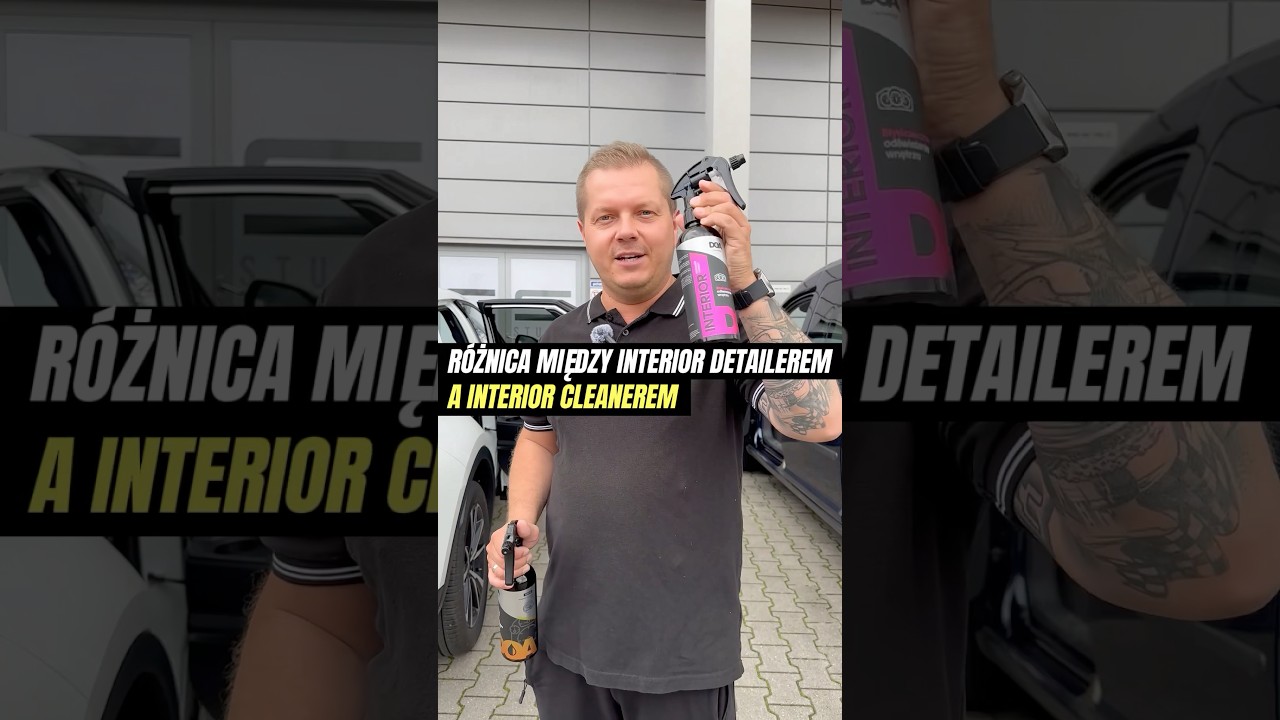 Interior Cleaner vs. Interior Detailer – jaka jest różnica? 🧽
