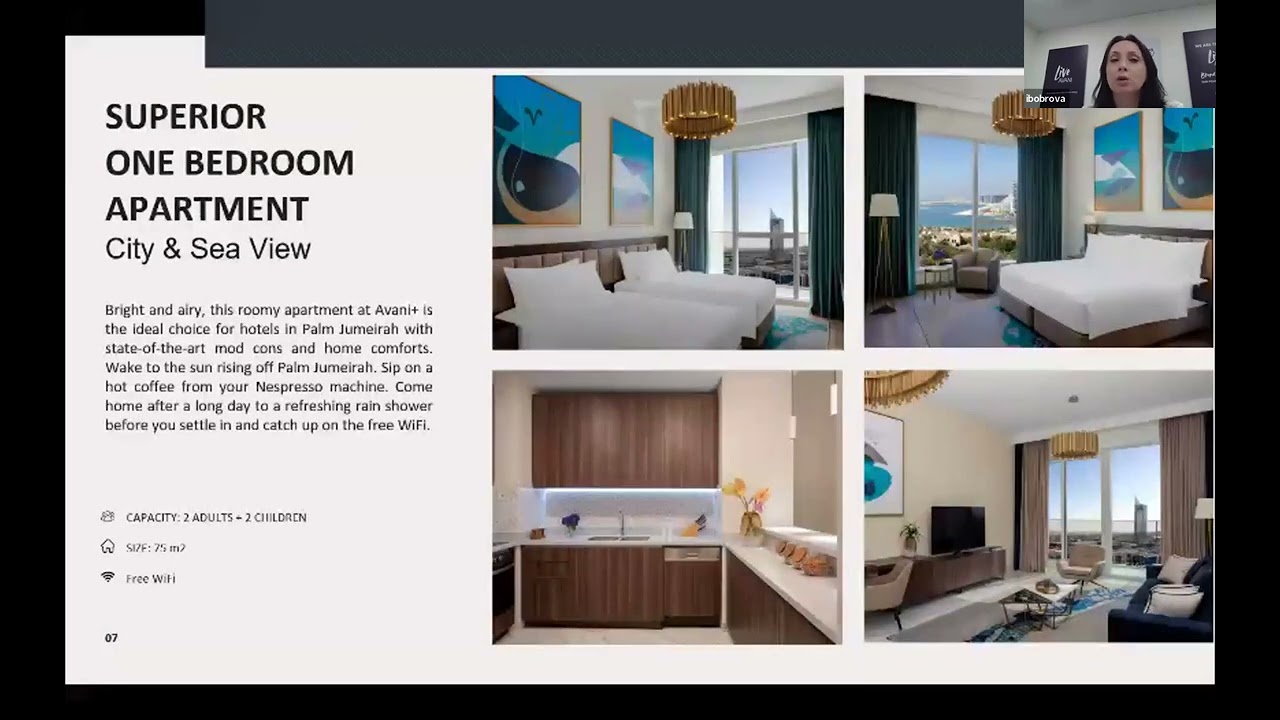 Вебинар &laquo;Обзор отеля Avani+ Palm View Dubai Hotel & Suites (Дубай)&raquo;Вебинар 02 11 2023