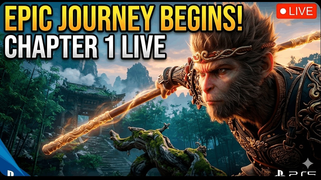 🔴 BLACK MYTH WUKONG LIVE: Starting From The Absolute Beginning! (PS5)