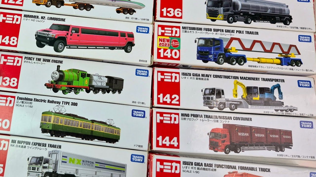 トミカカーをコンテナにいっぱいになるまで集める - 最高のトミカビデオコレクション