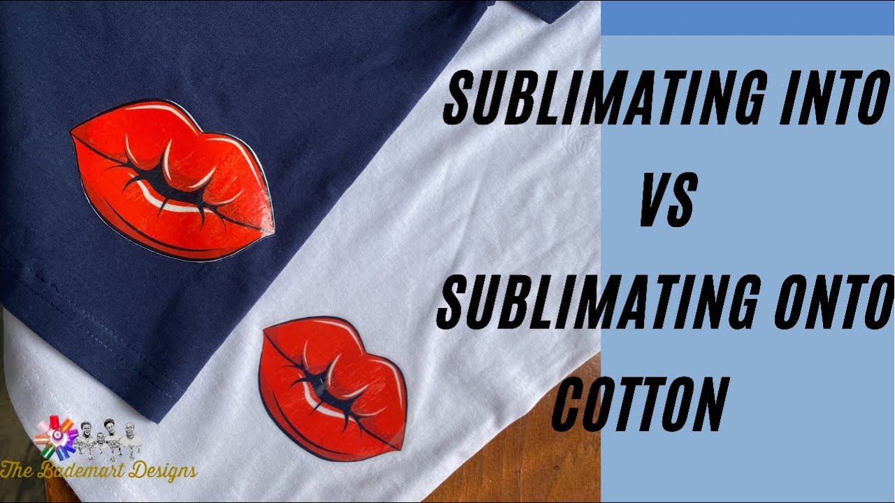 HOW TO SUBLIMATE ON 100% COTTON TSHIRT USING CLEAR  HTV FOR DARK AND LIGHT COLOURS.