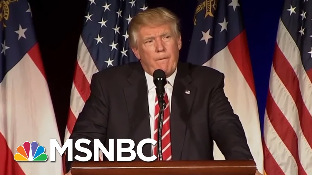 President Donald Trump Has Some Trouble With Geography | All In | MSNBC