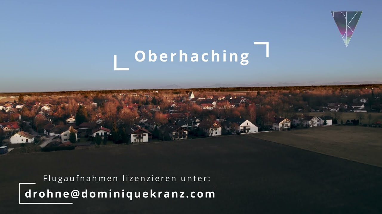 Aerial Munich Suburb Oberhaching Winter/Spring | Oberhaching im Winter/Frühling - Flugaufnahmen
