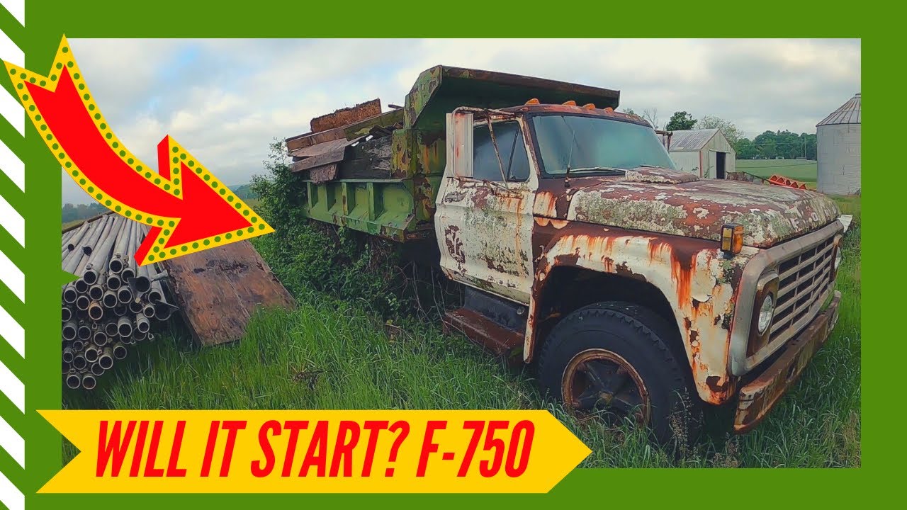 WILL IT START? Ford F-750 Dump Truck (2020)