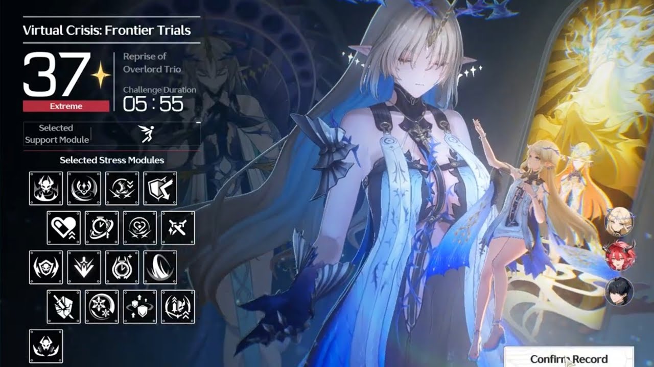 37! Virtual Crisis: Frontier Trials Stage 4: Cartethyia S2R1, Ciaconna, ARover S2R3 - Wuthering Wave