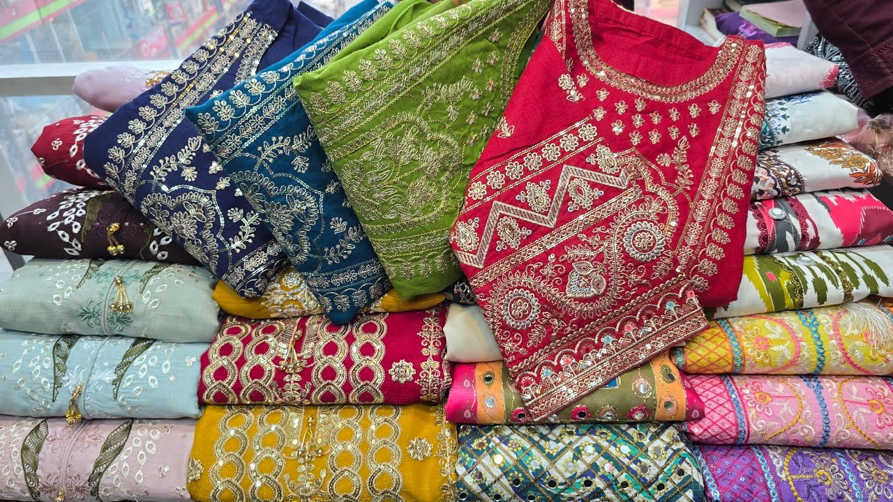 650 টাকা থেকে বিভিন্ন দামের রেডিমেড থ্রিপিস, গারারা কালেকশন নিউ মারকেট। readymade luxury collection 