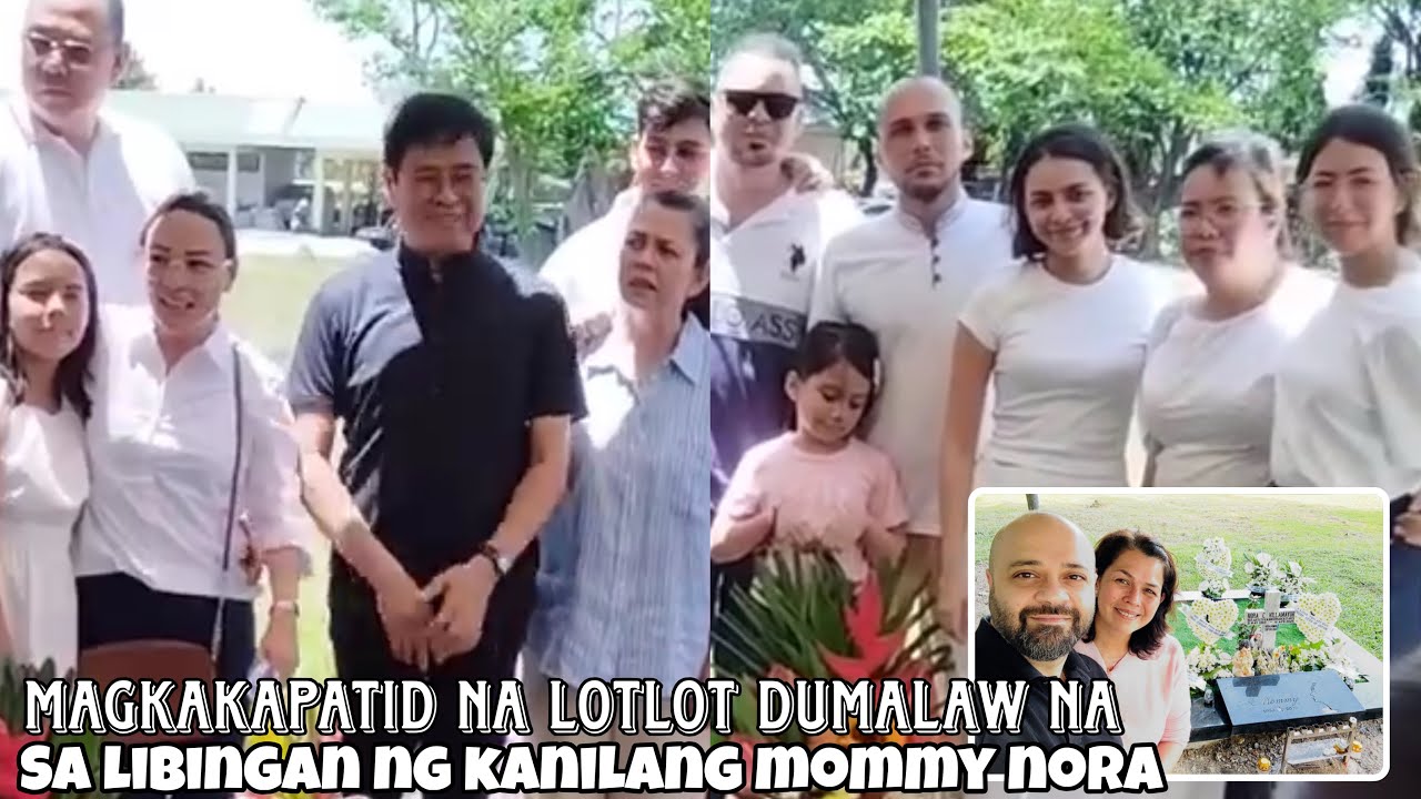 MAGKAKAPATID NA LOTLOT DE LEON MATET KENETH AT KIKO DUMALAW NA SA LIBINGAN NG KANILANG MOMMY NORA