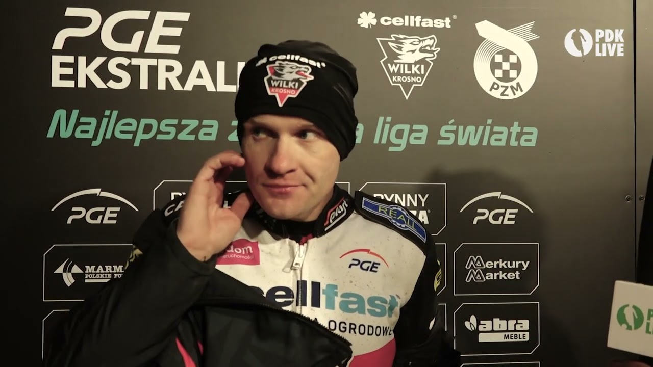 Krzysztof Kasprzak po meczu Wilki Krosno - GKM Grudziądz (49:41)