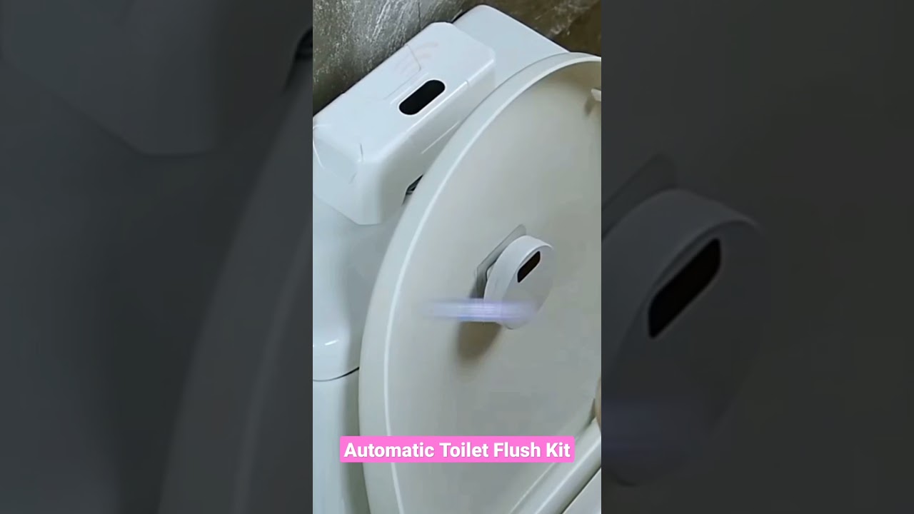 Automatic Toilet Flush | Toilet Flush KIT Smart Home Sensor #shorts #viral #gadget #homeappliances