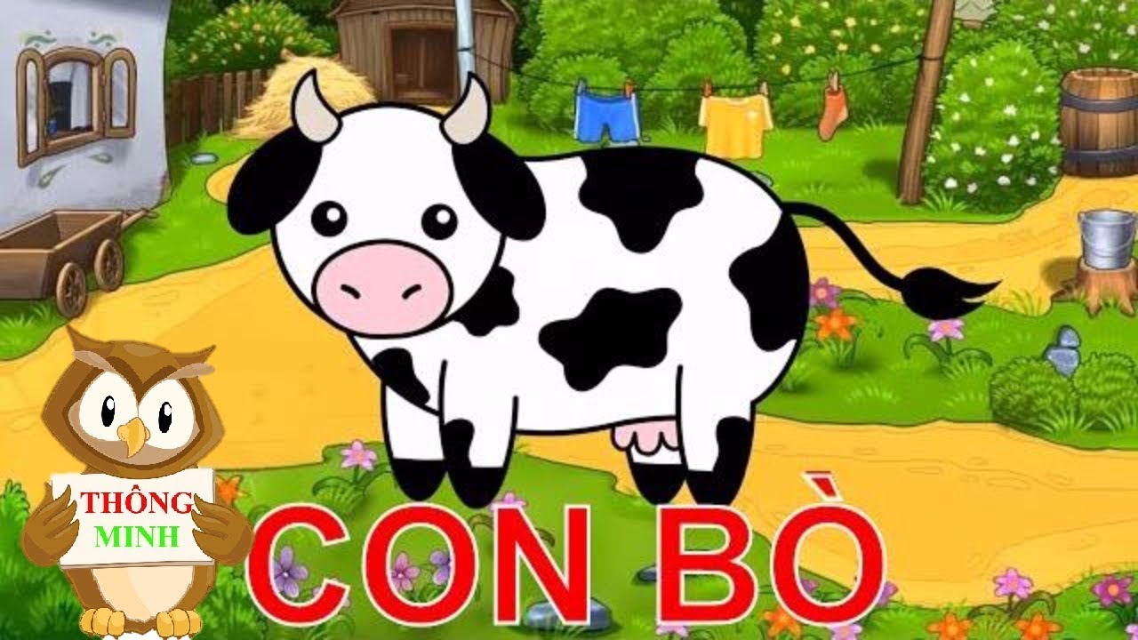 Dạy bé tập nói con vật tiếng việt | bé học nói sớm qua các loài động vật | dạy trẻ thông minh sớm