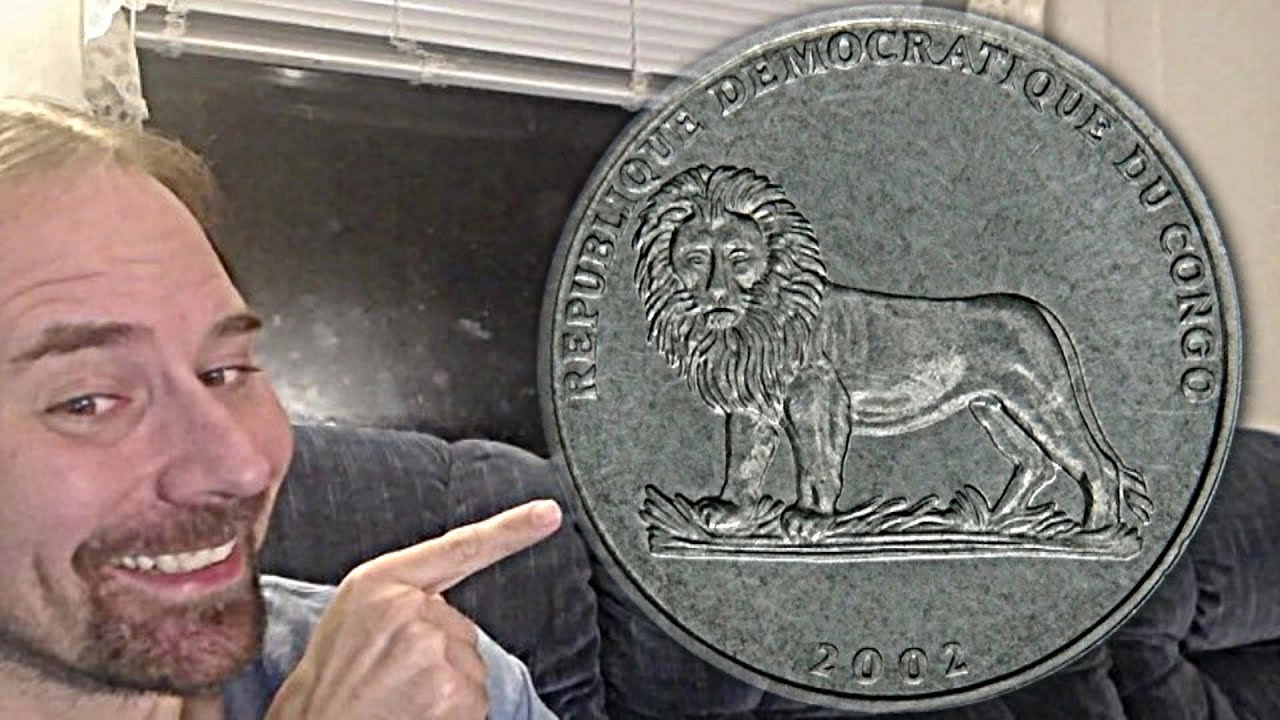 Конго 50 сантимов 2002 монета - горилла