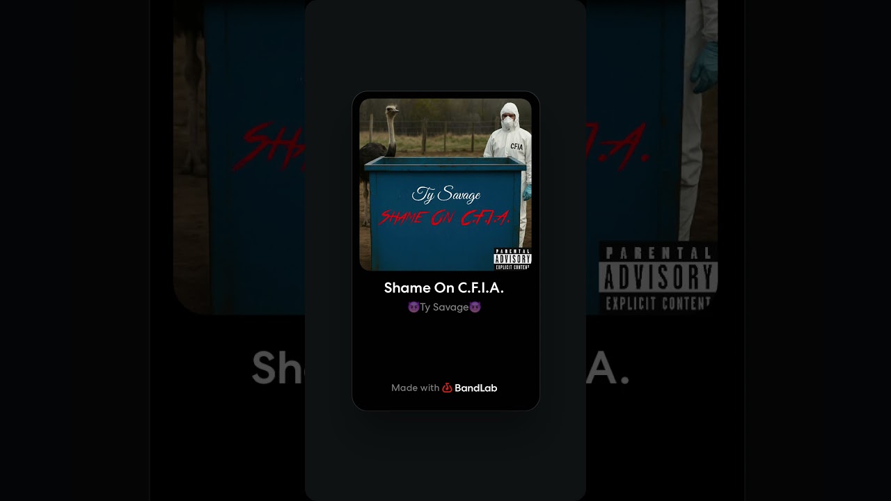 Shame on C.F.I.A. &mdash; Canada knows the truth! 🇨🇦 Stand for justice and the people! #rap #newmusic