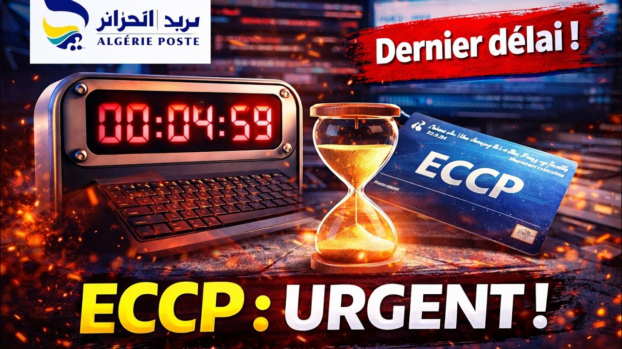 Alerte Alg&eacute;rie Poste : mise &agrave; jour obligatoire des comptes ECCP ! 