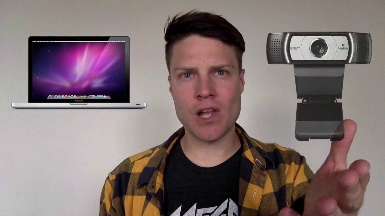 Macbook Pro iSight Camera vs Logitech Pro Webcam 930e review