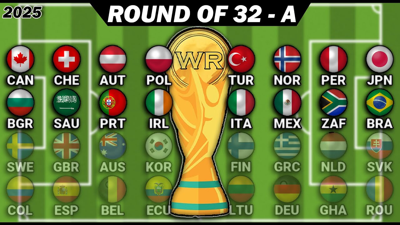 ROUND OF 32 - A | Color League World Cup Football 2025 Soccer Marble