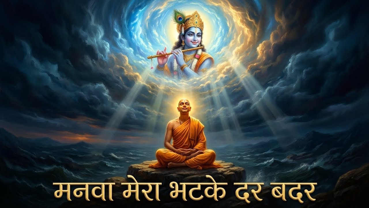 मनवा मेरा भटके दर-बदर | Krishna Bhajan 2025 | Govardhan Divine Scape