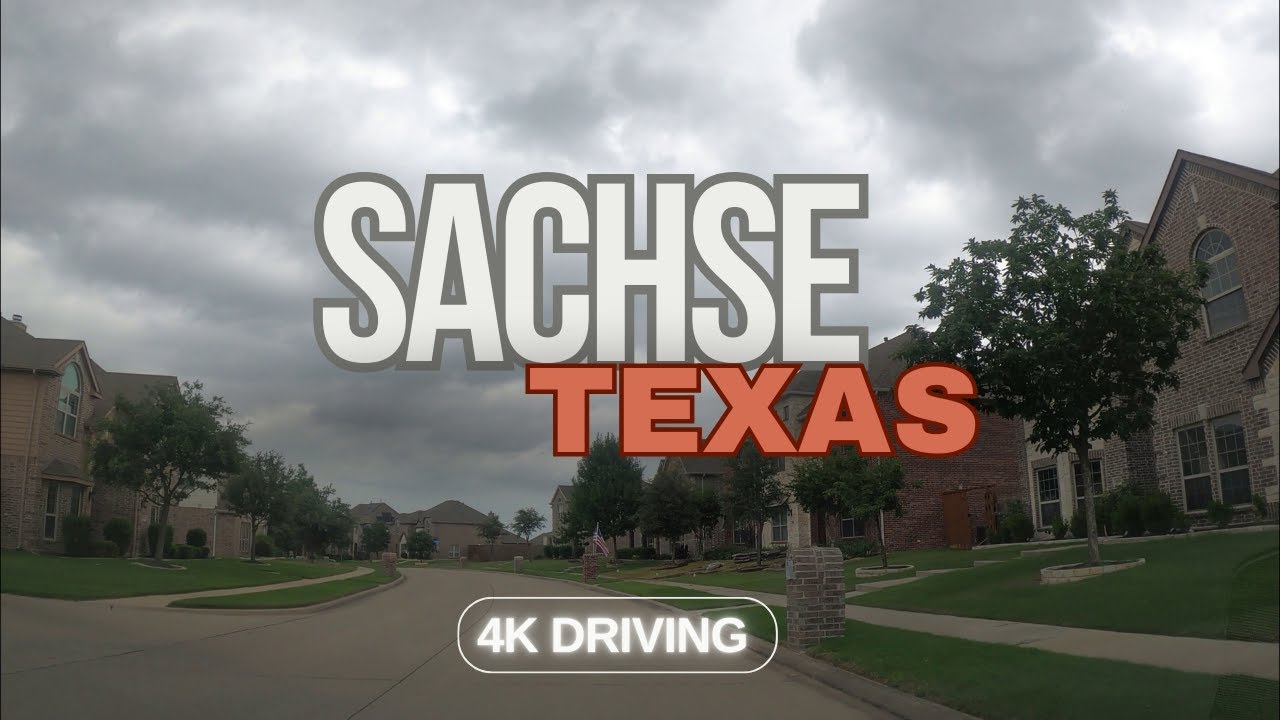 Sachse - Texas | 4K Driving | Morning Driving