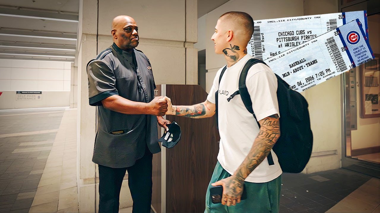 Giving A Stranger FREE Tickets To An MLB Game ⚾️ 🎟️