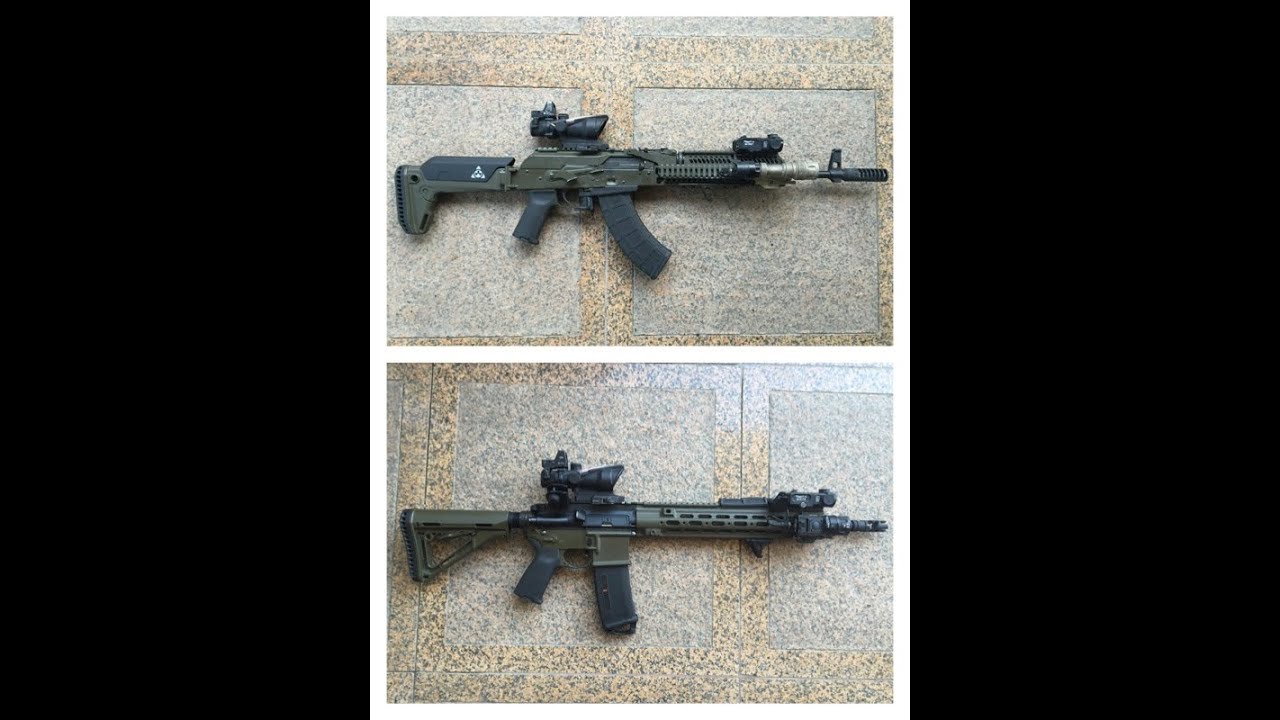 AKM vs HK MR223   CQB