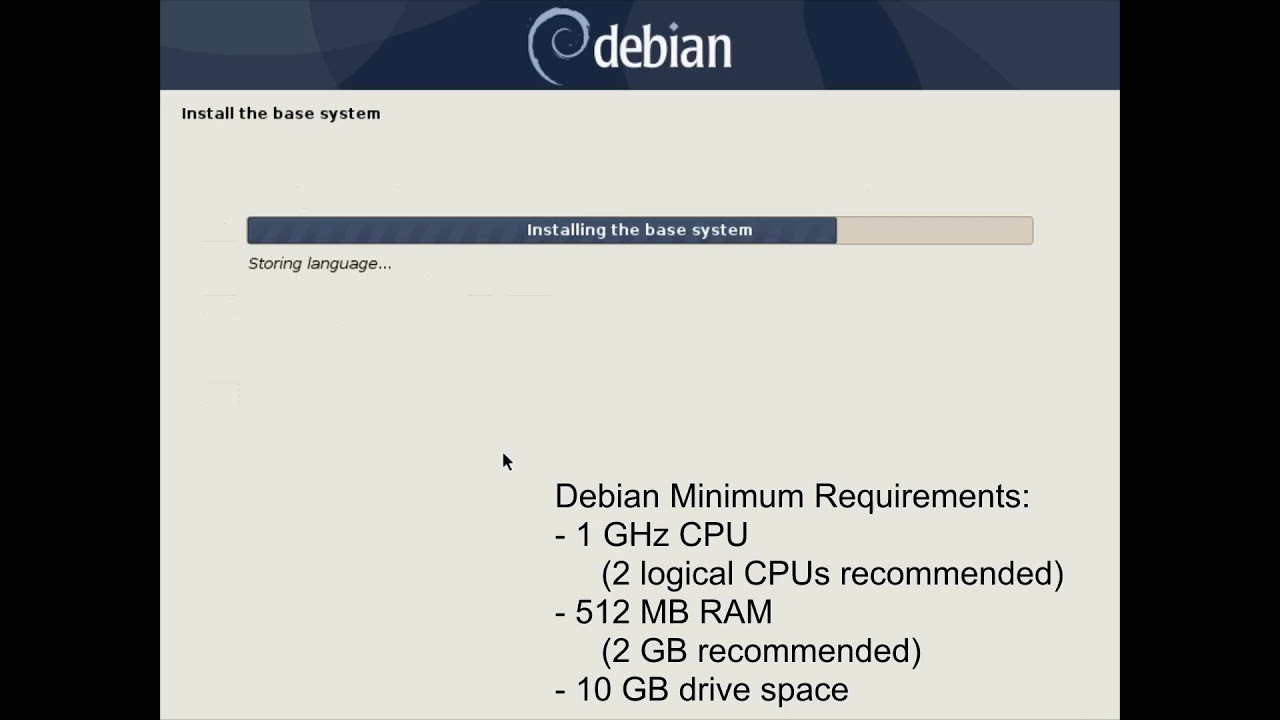 Debian 10 Installation (as a client)