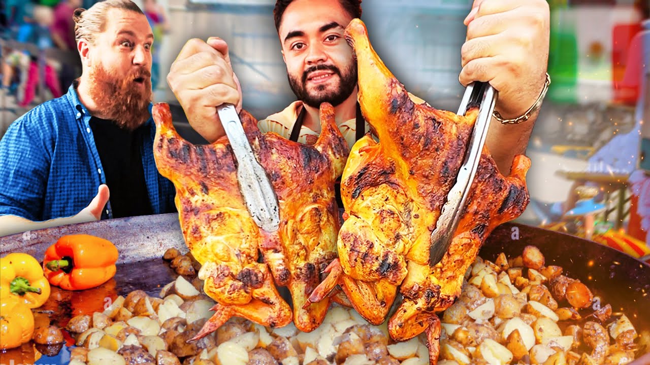 Viaj&eacute; hasta AC&Aacute; por el POLLO M&Aacute;S FAMOSO 😮 Tacos & Parrillada en Michoac&aacute;n + Tour de Comida Mexicana