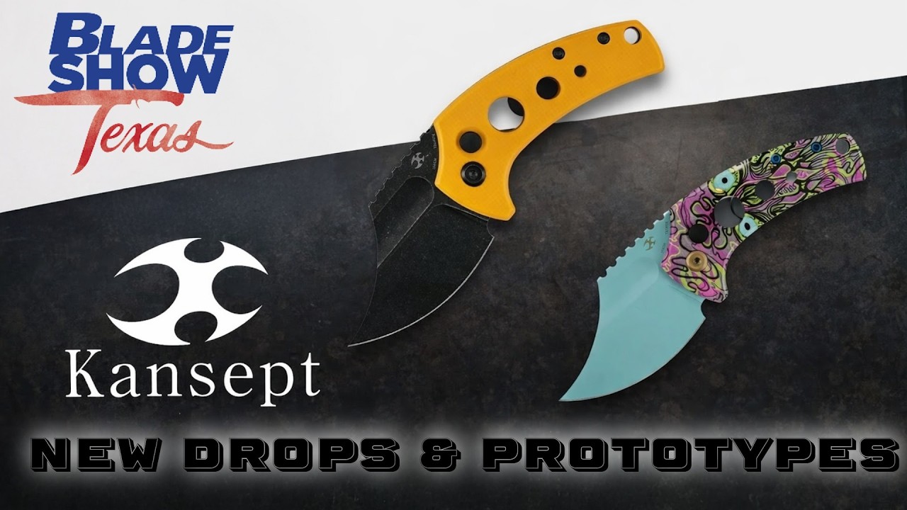 Новые ножи Kansept будут представлены на выставке Blade Show Texas 2026.