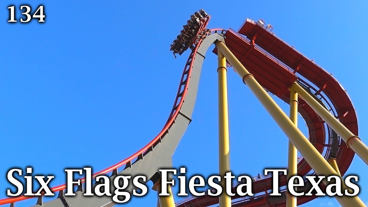 Ridin' Dr. Diabolical's Cliffhanger - Six Flags Fiesta Texas - So Many Parks 134