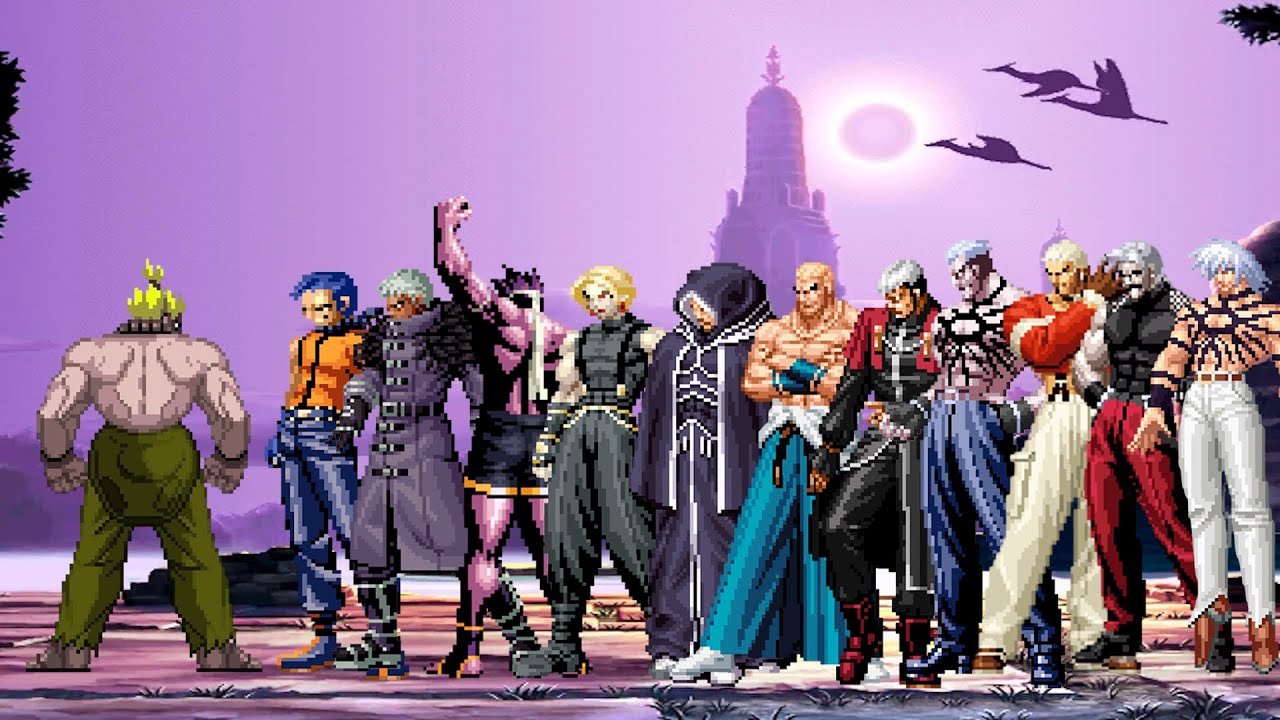 Rare Akuma Vs Super Kof Bosses Team Mugen