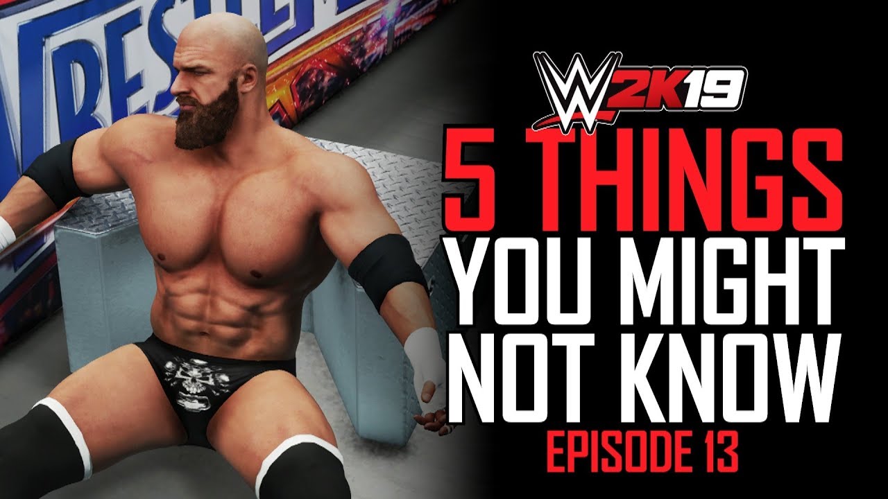 WWE 2K19 5 Things You MIGHT Not Know! #13 (Steel Steps Finishers Glitch, Unique Animations & More)