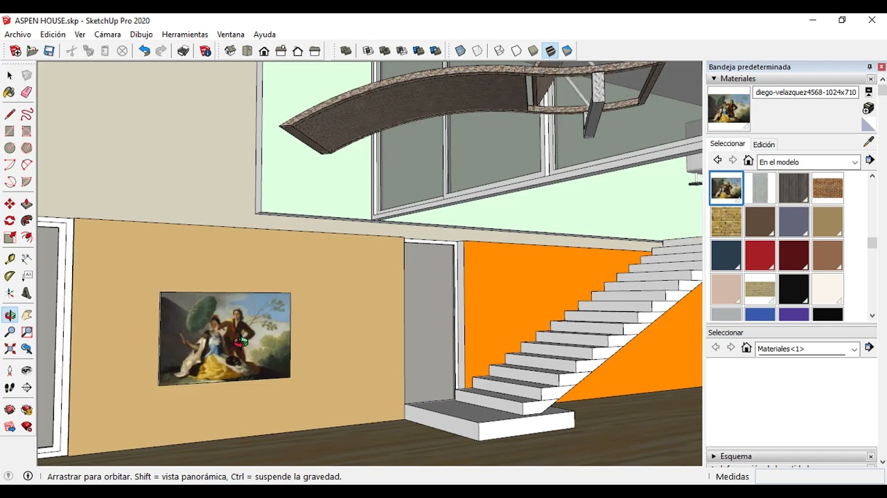 35 MAPEAR MATERIALES. SketchUP Pro.