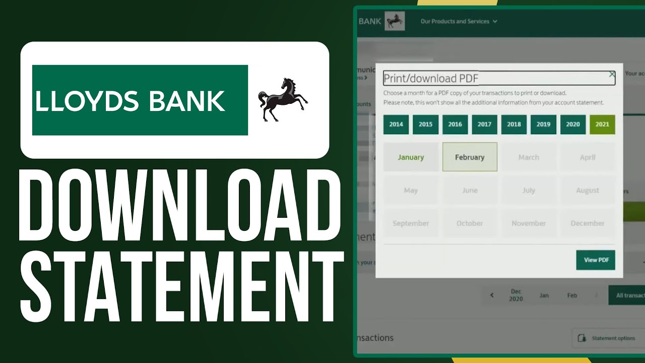 How To Download Lloyds Bank Statement On App (Full Guide)