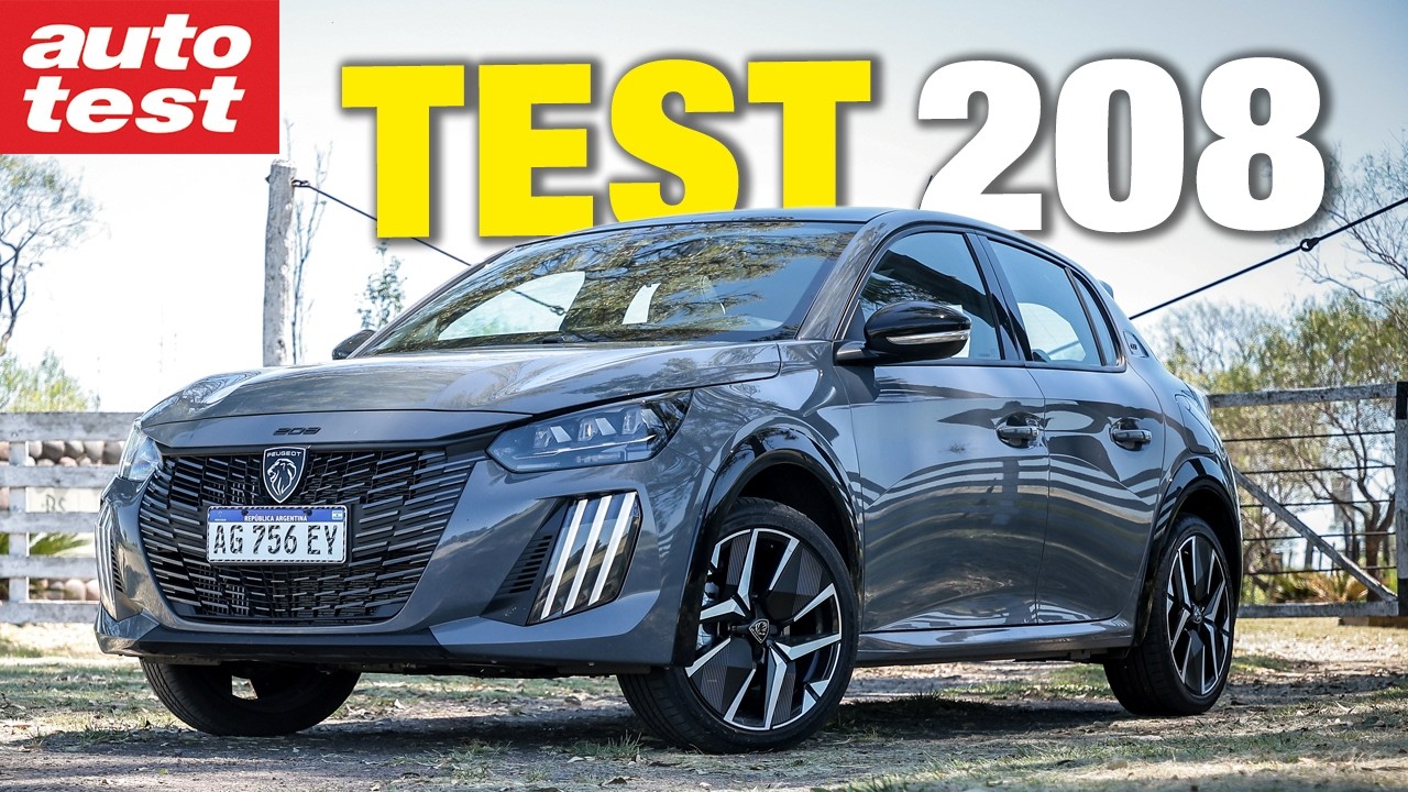 Test PEUGEOT 208 - Qué trae, CONSUMOS y qué tal anda