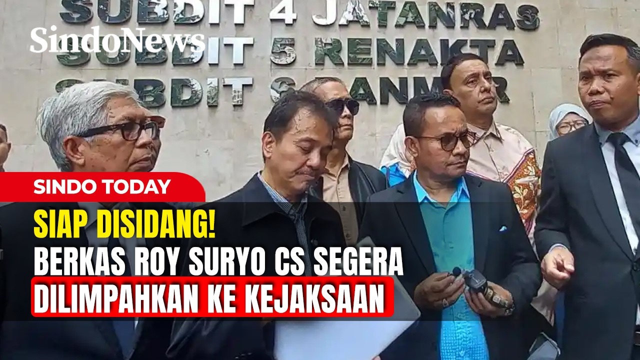 Siap Disidang! Berkas Roy Suryo Cs Segera Dilimpahkan ke Kejaksaan | Sindo Today | 17/02
