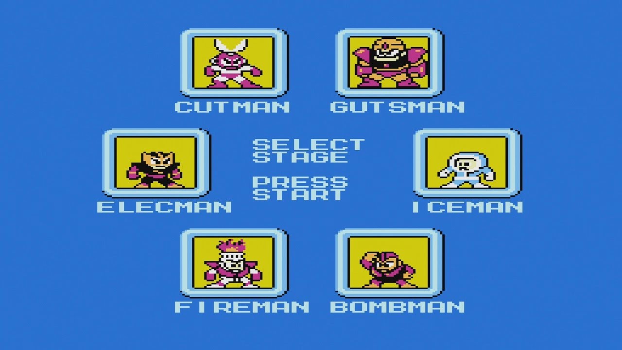 Mega Man - All Robot Master (No Damage, Buster Only)
