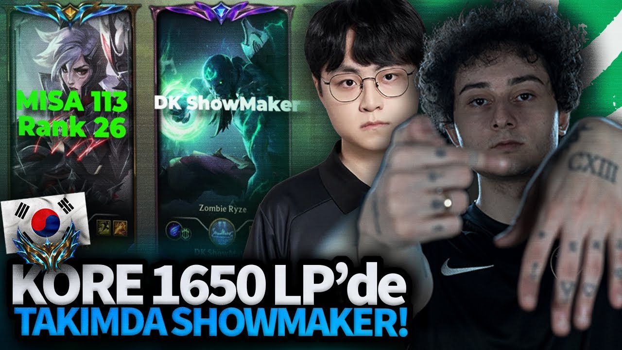 SHOWMAKER ile AYNI TAKIMDAYIZ! KORE 1650 LP SULARI | MISA 113