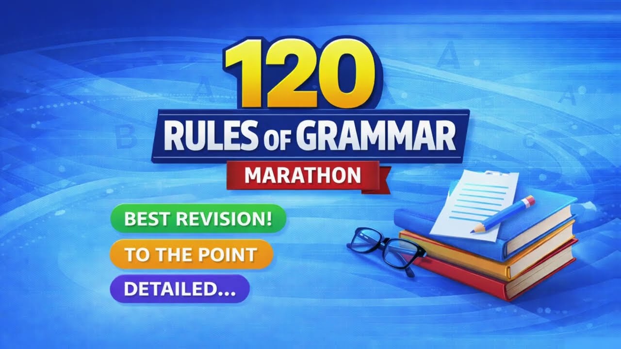 120 Rules of Grammar | English One Shot for SSC, Banking, Railway, State Exams | Nimisha Bansal Mam