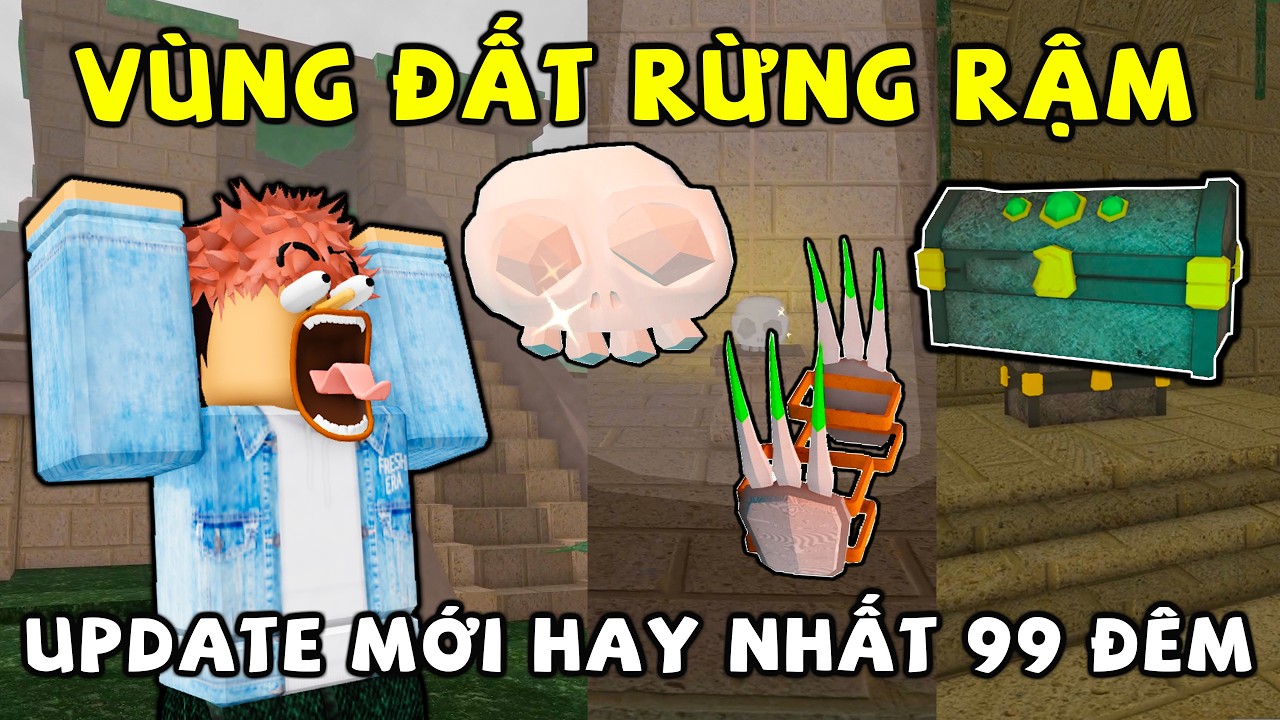 UPDATE VÙNG ĐẤT RỪNG RẬM mới CỰC KÌ HAY và SIÊU CẤP THÚ VỊ trong 99 NIGHTS IN THE FOREST ROBLOX