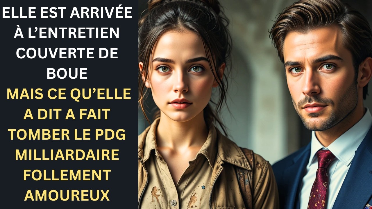 Elle est arrivée à l’entretien couverte de boue — mais ses paroles ont touché le PDG milliardaire