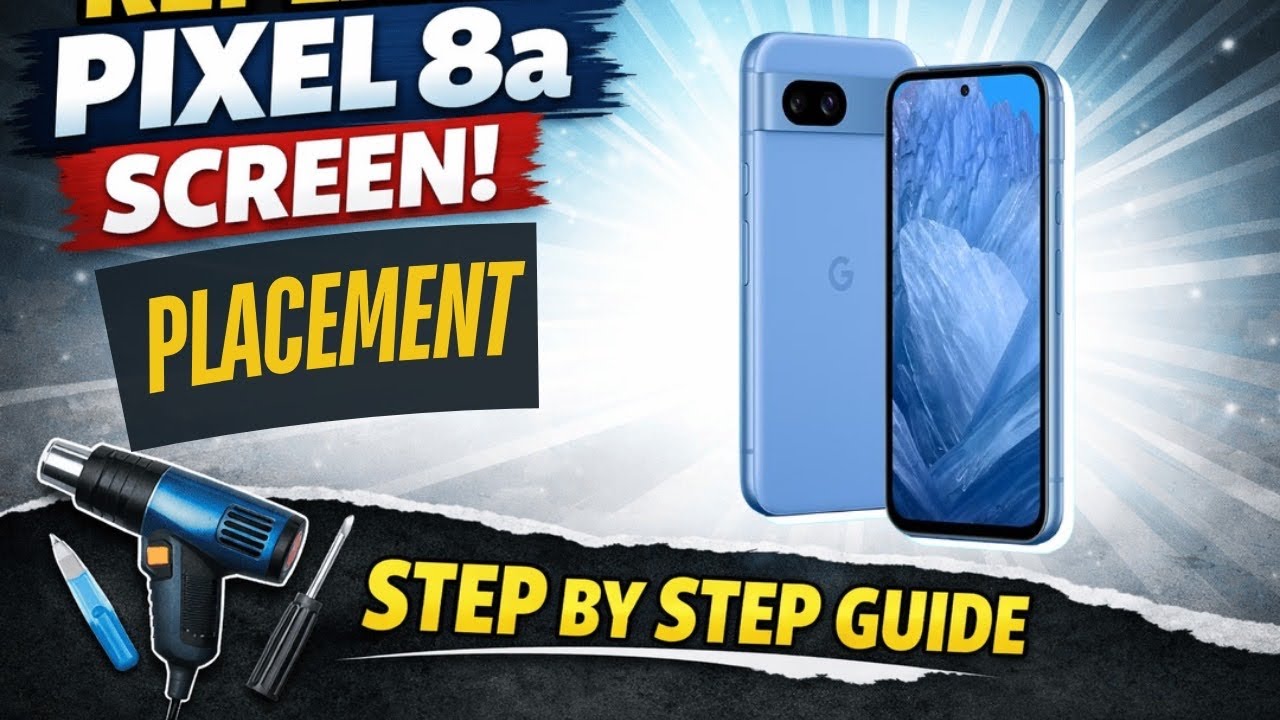 How To Replace Google Pixel 8a Screen | Step to Step Guide 