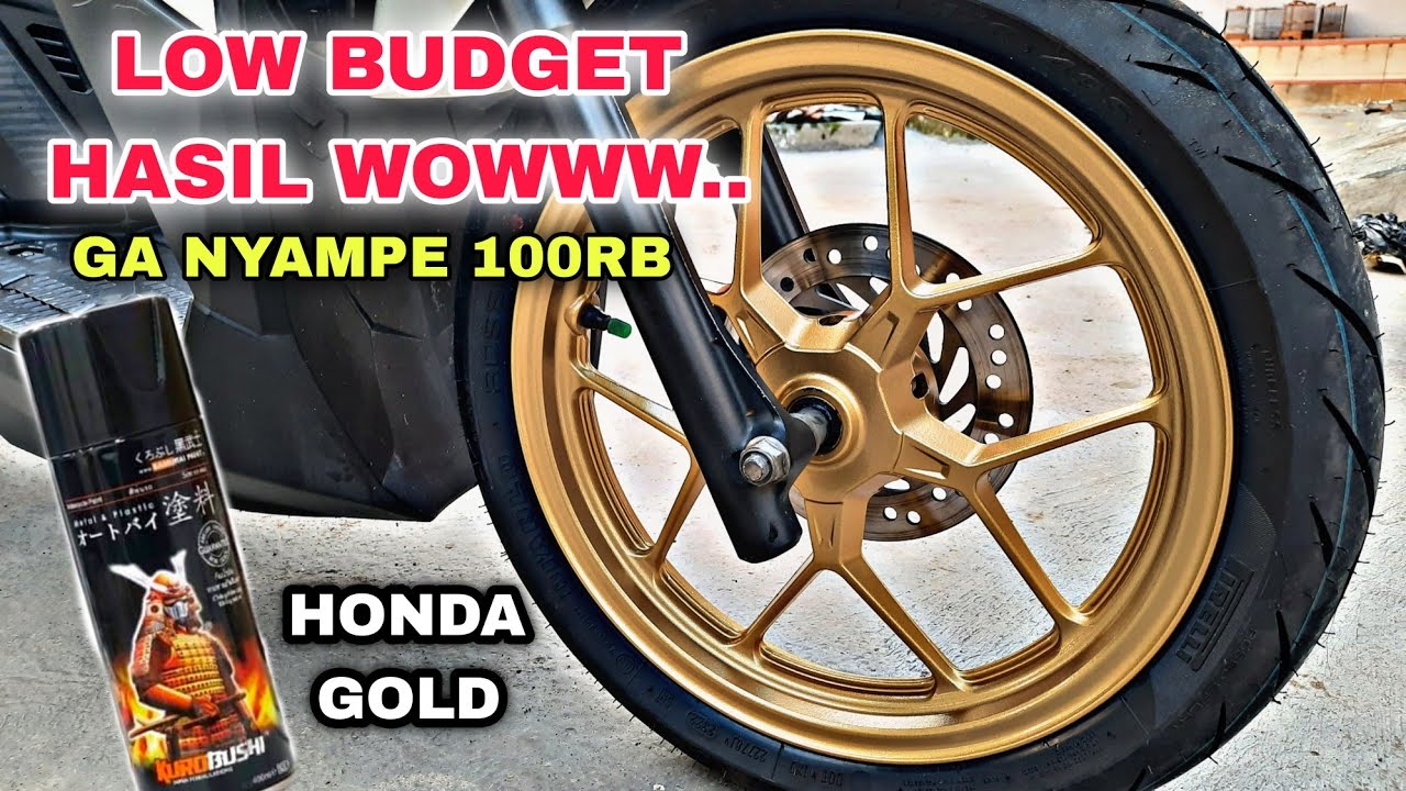SAMURAI PAINT || REPAINT VELG VARIO 150 WARNA HONDA GOLD KODE H235*