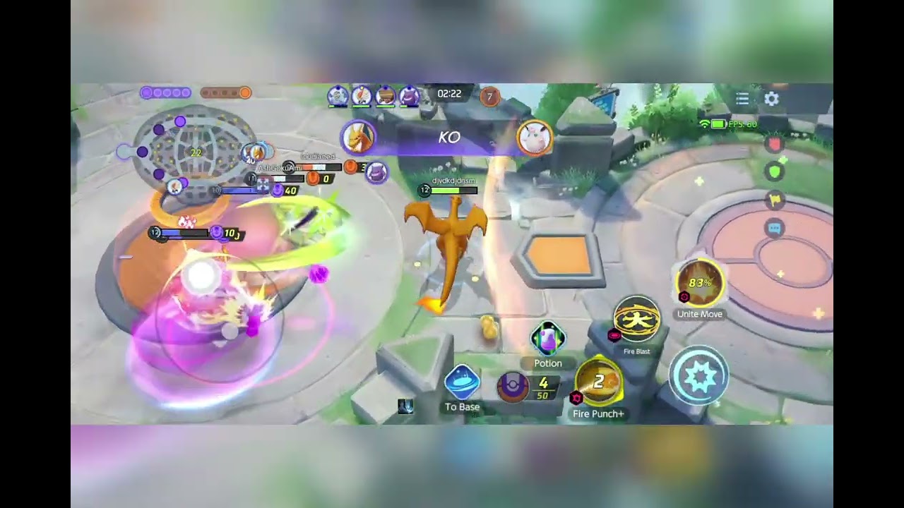 Let's see the new update in pokemon unite(using phone)