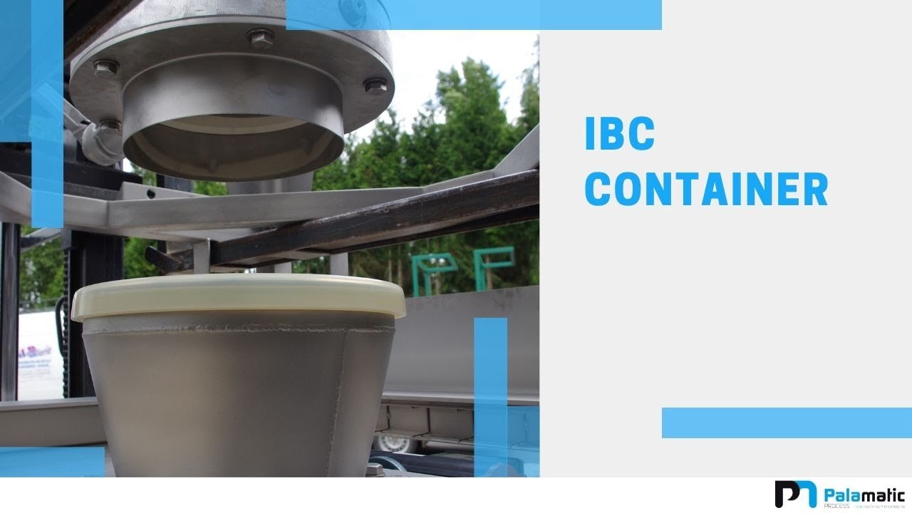 Container discharge station - IbcFlow&reg; 01 | Palamatic Process Inc.