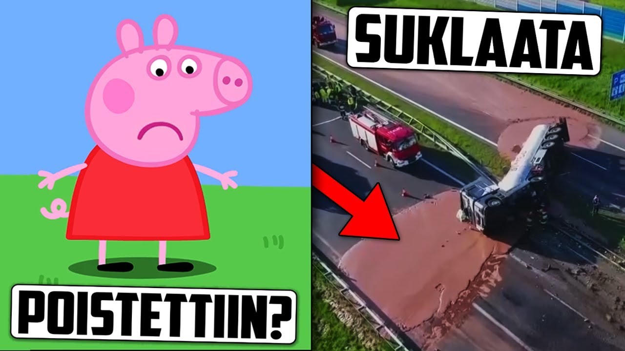Miksi Pipsa Possu Kiellettiin Kiinassa? Rekka Täynnä Suklaata Kaatuu Tielle!