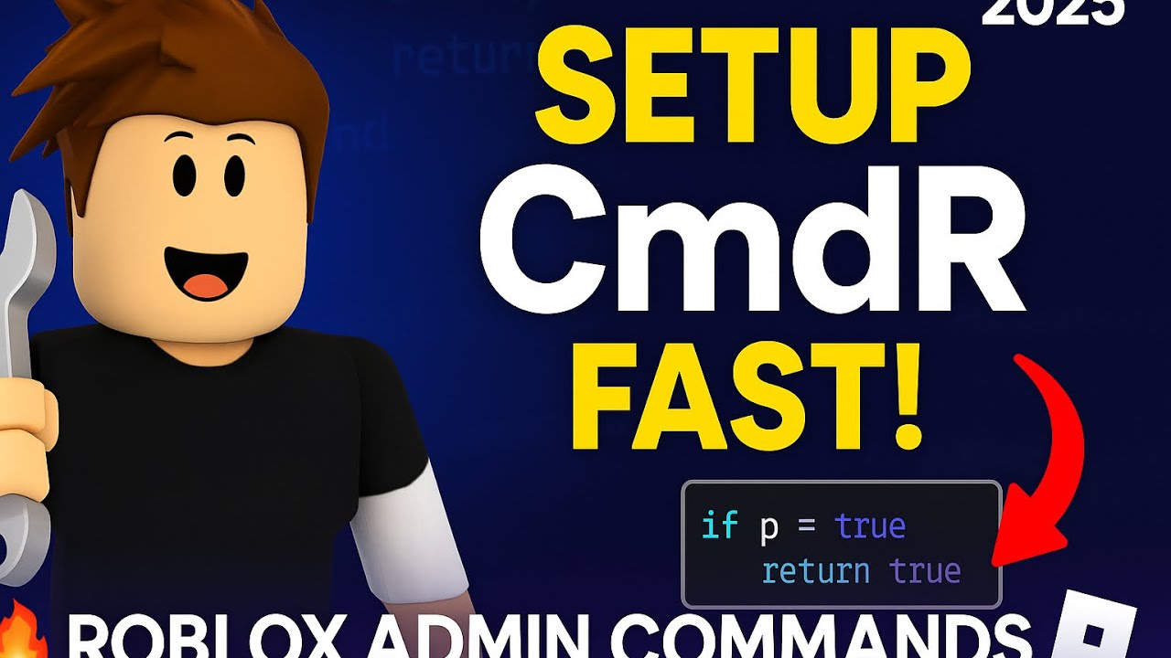 How to Set Up CmdR Admin Commands in Roblox (OUTDATED!)