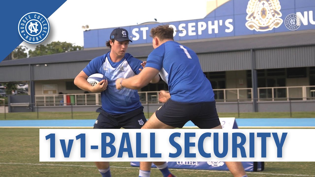 Nudgee Rugby Skills - 1 v 1 - Ball Security