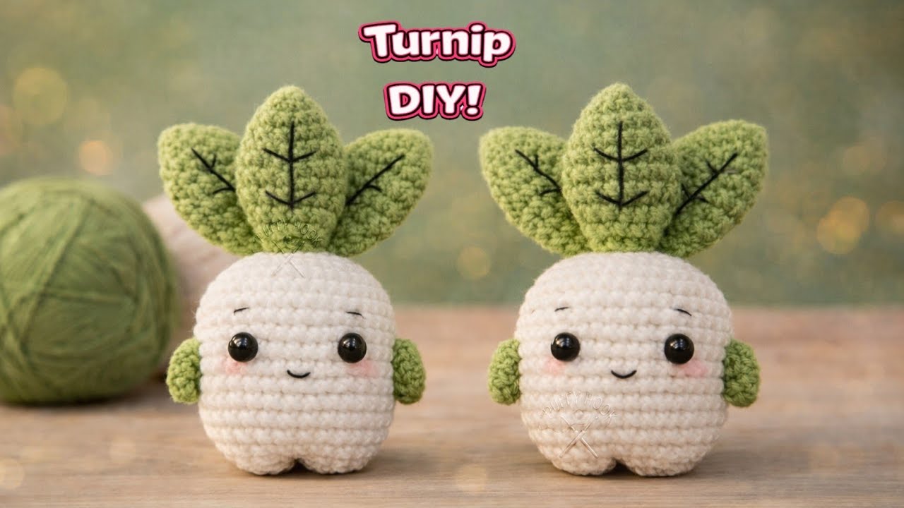 Crochet a Cute Turnip from Start to Finish