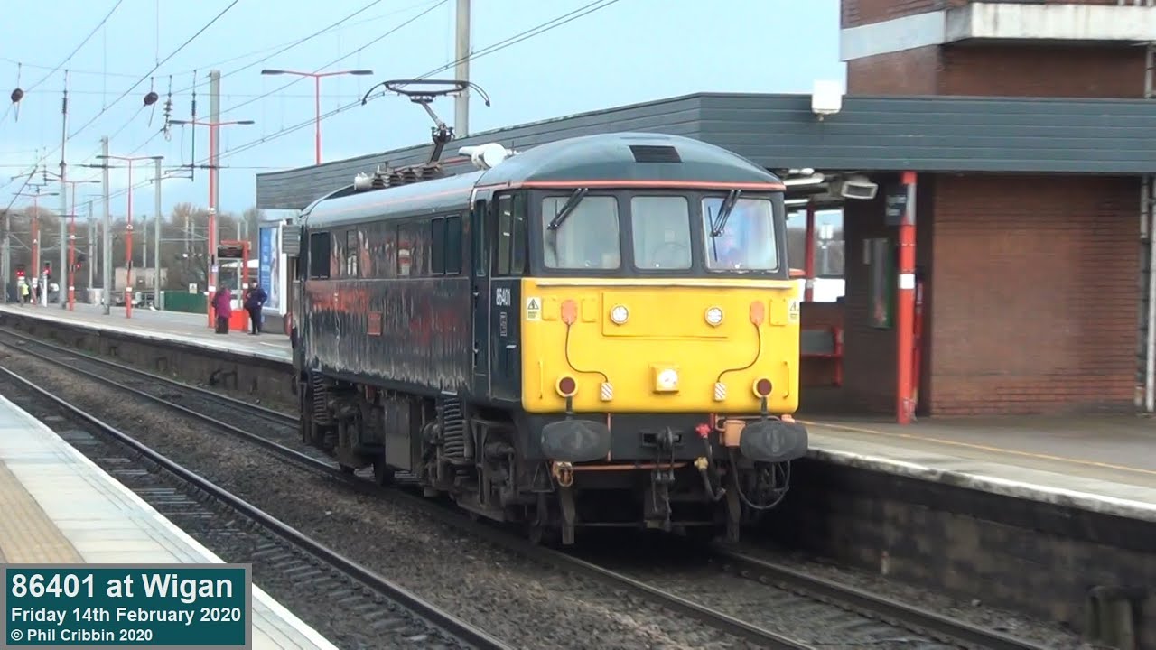 86401 at Wigan - 14th February 2020